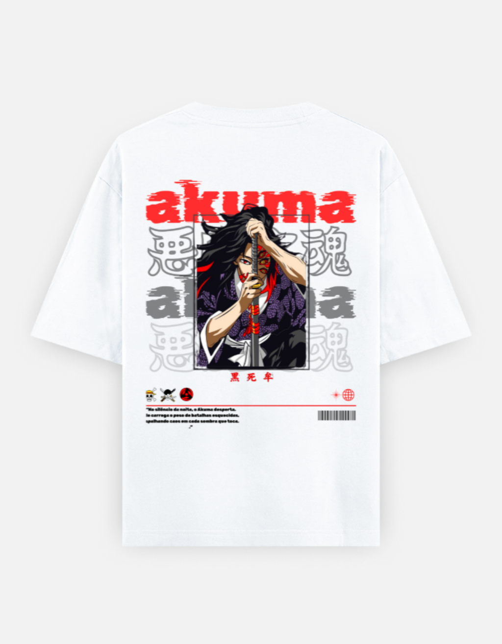 Akuma "Samurai Spirit" Oversized Tee