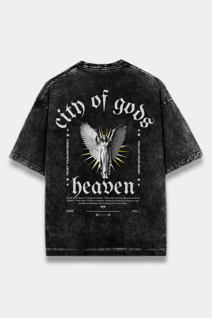 City of Gods "Heaven" Oversized Graphic Tee