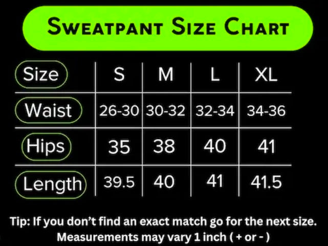 Street Flame Graphic Sweatpants – Black